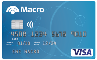 Tarjeta de crédito Visa Banco Macro 